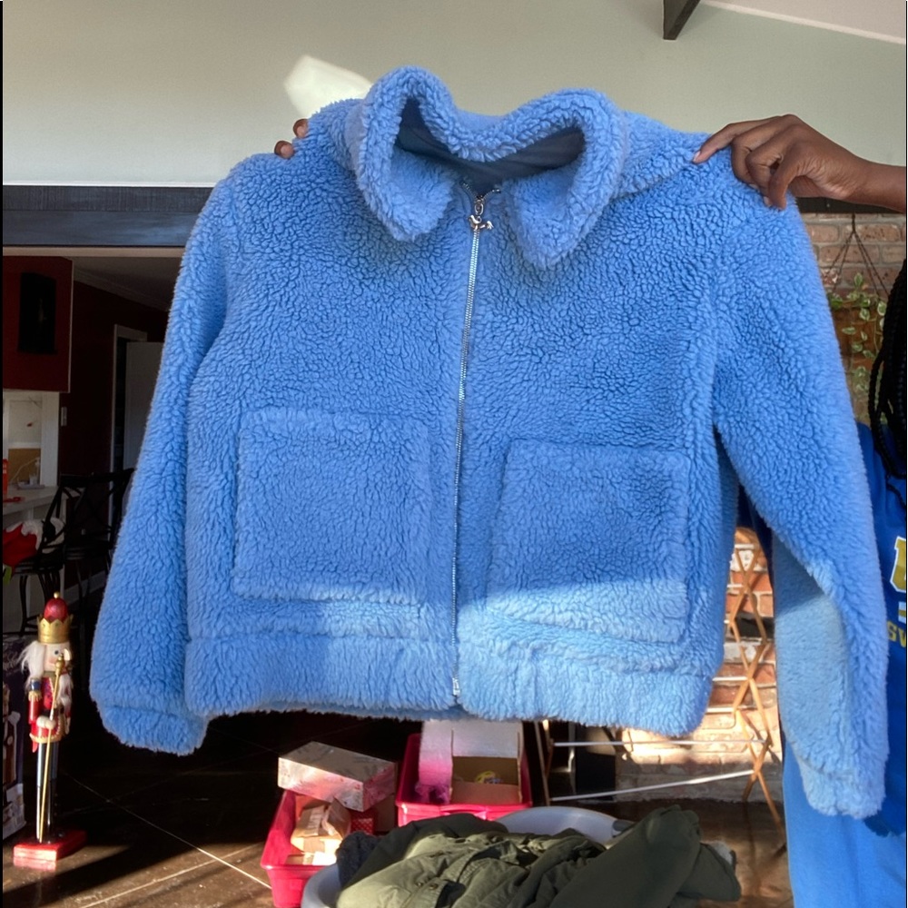 Blue teddy bear Peter Alexander Coat